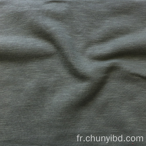 Vente chaude Slub Soft Hand Feeling Stretchy résistant aux rides CTN60% / Poly40% Terry Fleece